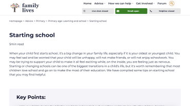 Starting School